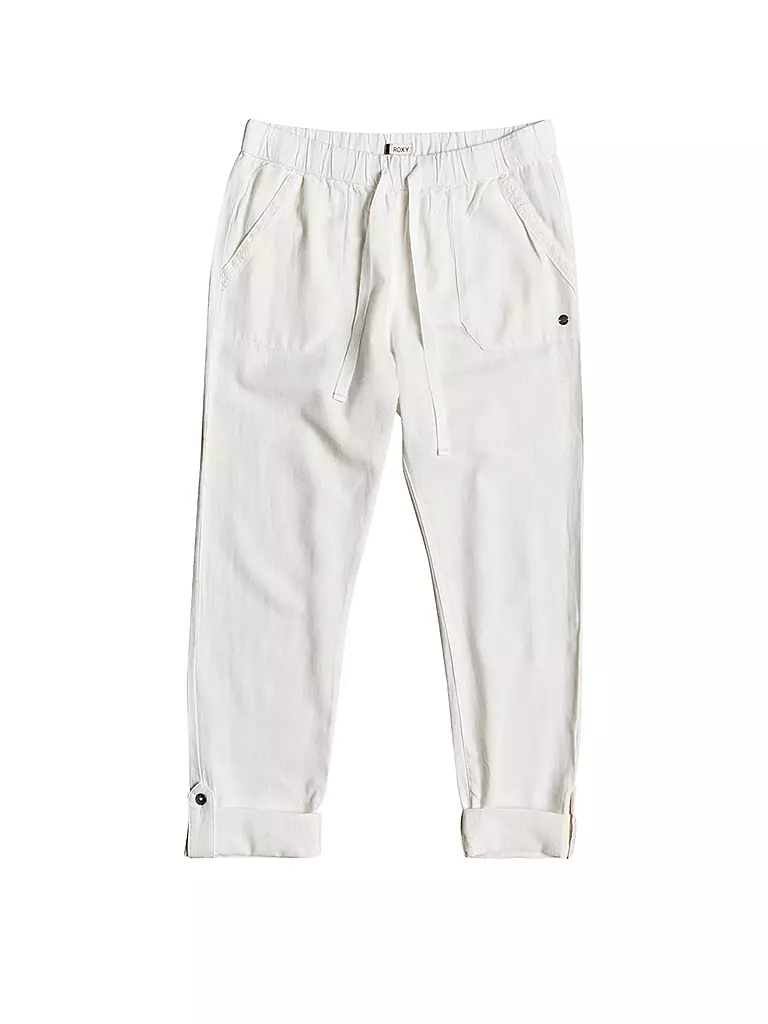 ROXY | Pantalones cargo de playa para mujer On The Seashore | Blanco