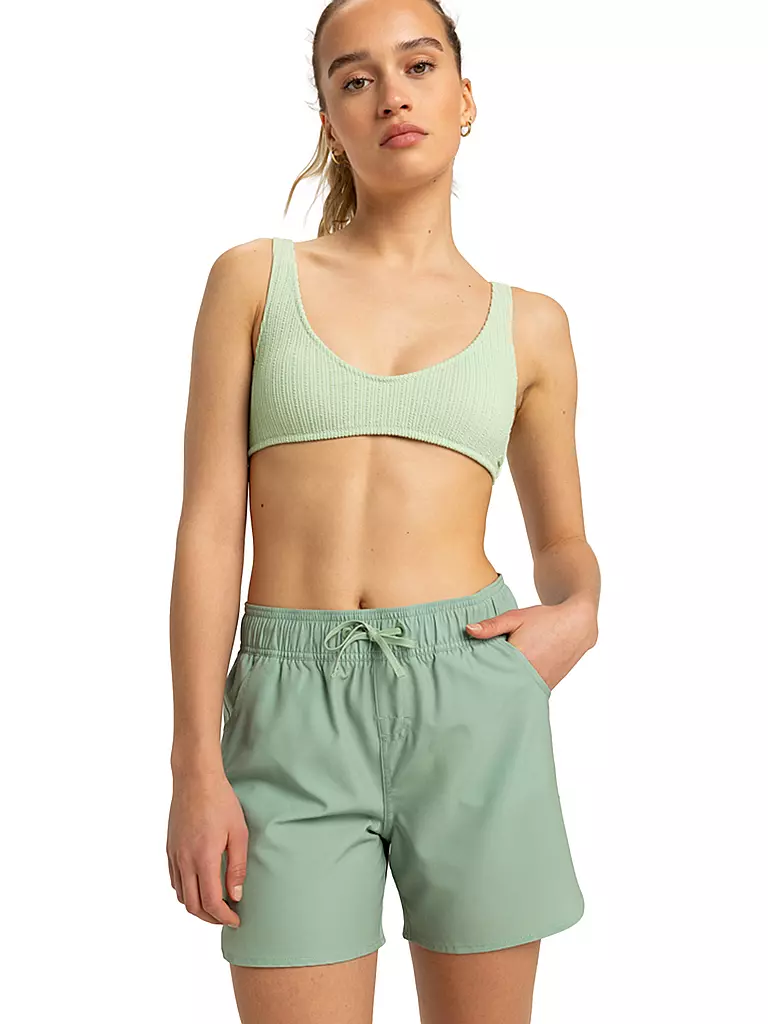 ROXY | Short Wave de 5 pulgadas para mujer | Verde claro