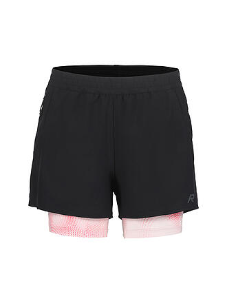 RUKKA | Pantalón corto de running para mujer Makela 2 en 1 con estampado