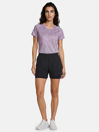 RUKKA | Pantalones cortos de running Makela Print 2 en 1 para mujer
