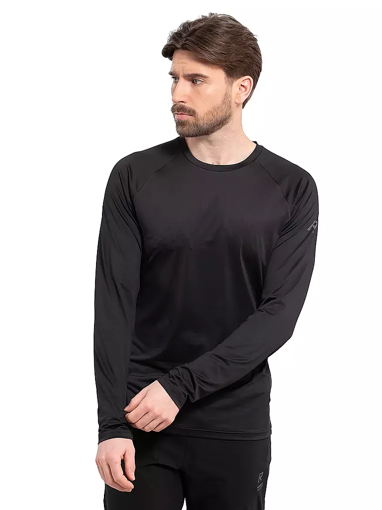 RUKKA | Camiseta de running Muosto para hombre | Negro
