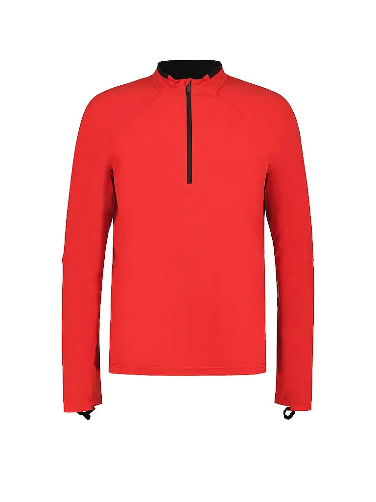 RUKKA | Camiseta de running para hombre Maanin con cremallera | Rojo