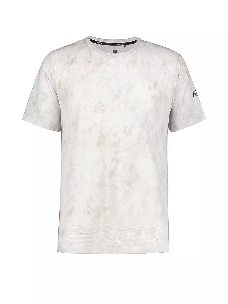 RUKKA | Camiseta de running para hombre Maavesi Print | Blanco