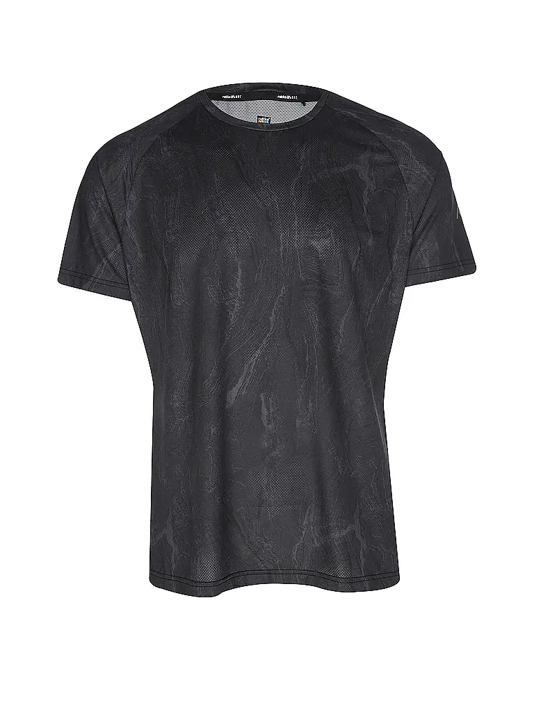 RUKKA | Camiseta de running para hombre Maavesi Print | Negro