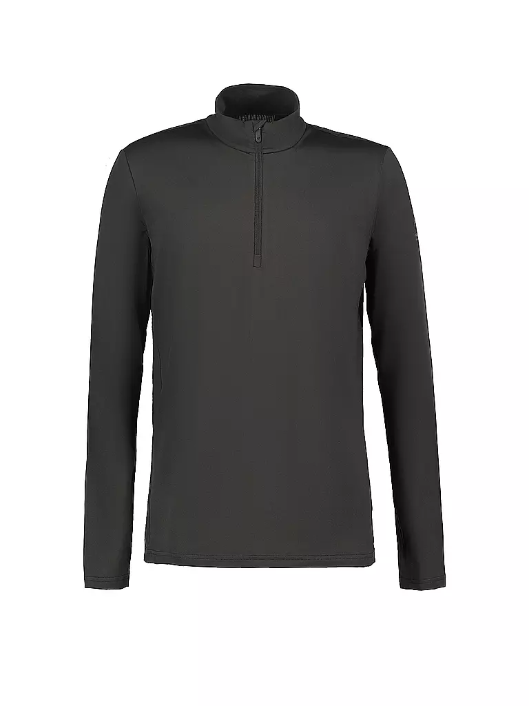 RUKKA | Camiseta de running para hombre Murtola con cremallera de 1/2 | Negro