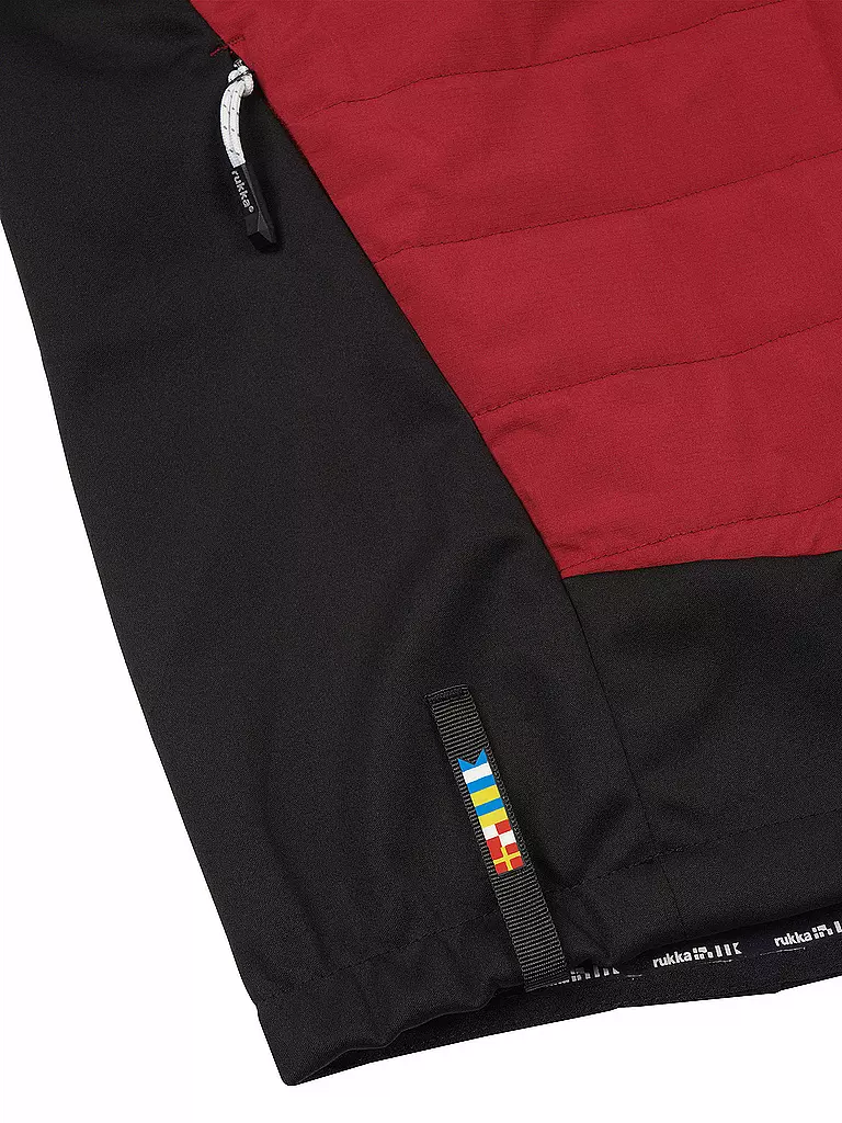 RUKKA | Chaqueta de esquí de fondo para hombre Takkila | Rojo oscuro