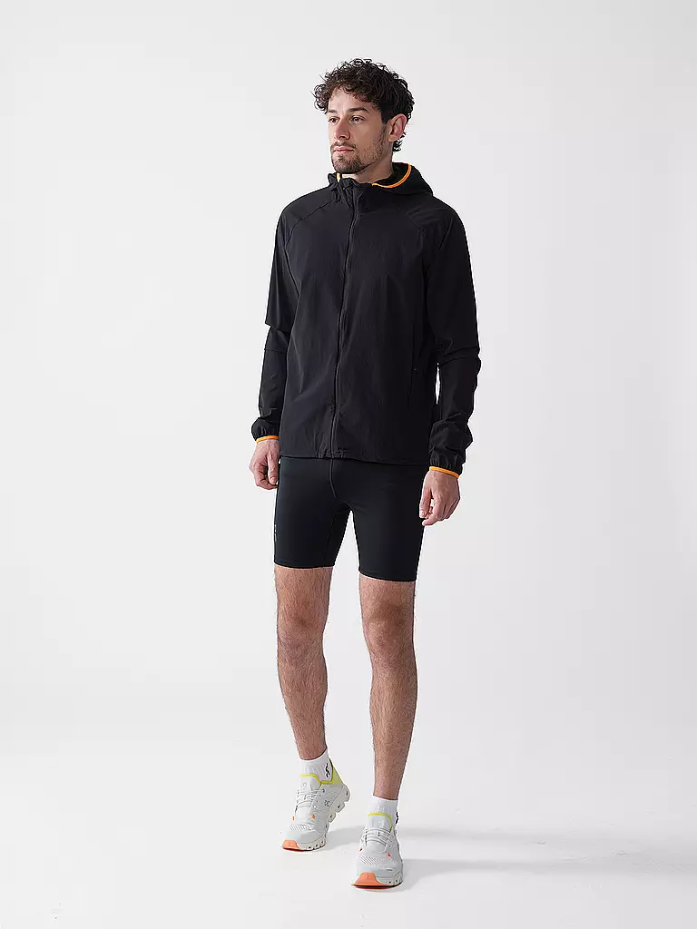 RUKKA | Chaqueta de running Melko para hombre | Negro
