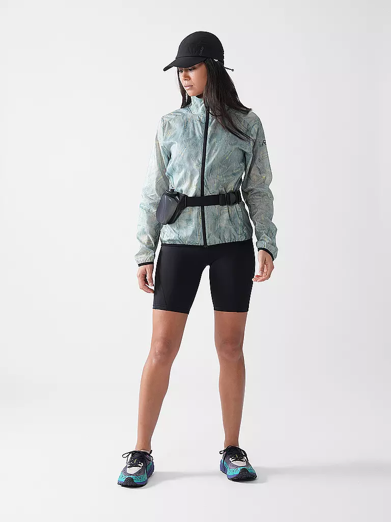 RUKKA | Chaqueta de running para mujer Maile Print | Verde claro