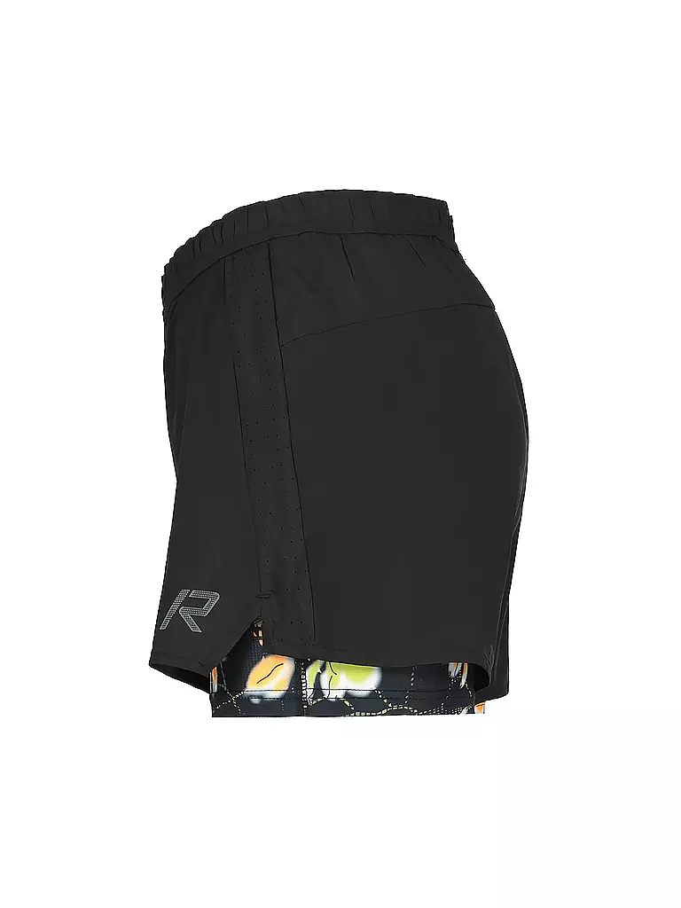 RUKKA | Damen 2in1 Laufshort Mahala | Negro