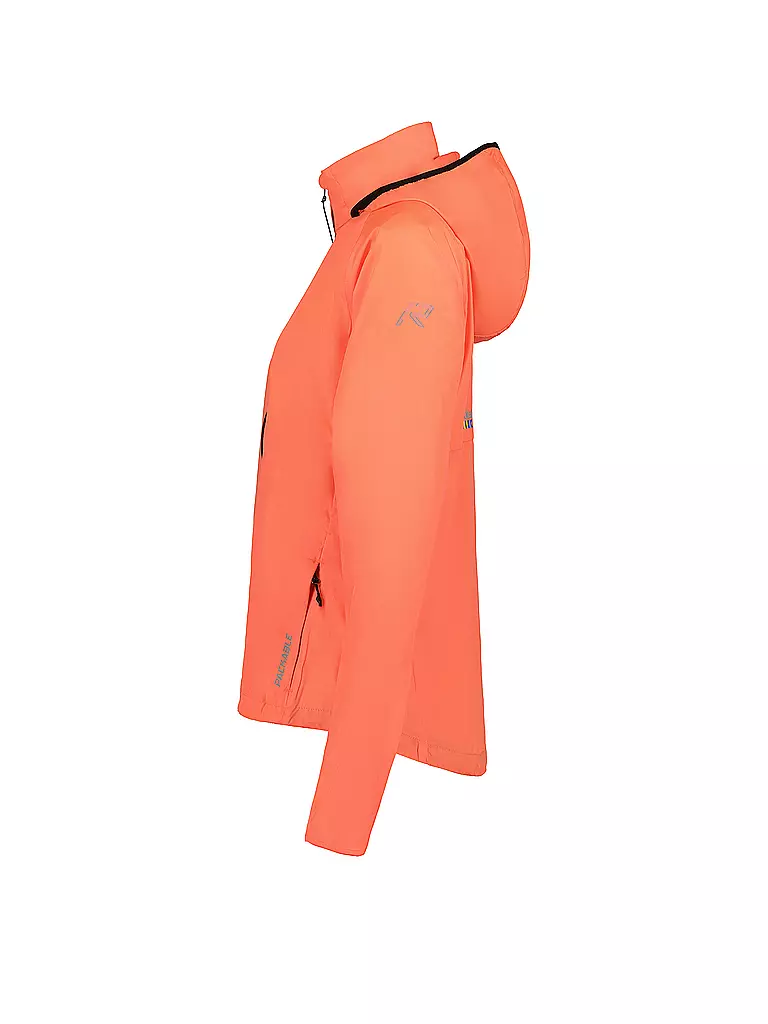 RUKKA | Damen Laufjacke Messela | Coral