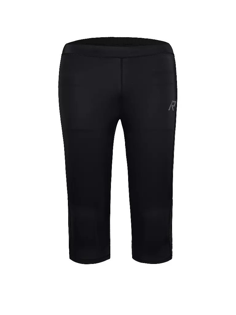 RUKKA | Herren 3/4 Lauftight Matki | Negro