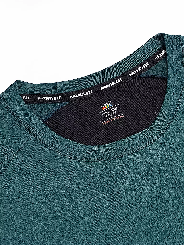 RUKKA | Herren Laufshirt Melko | Verde oscuro