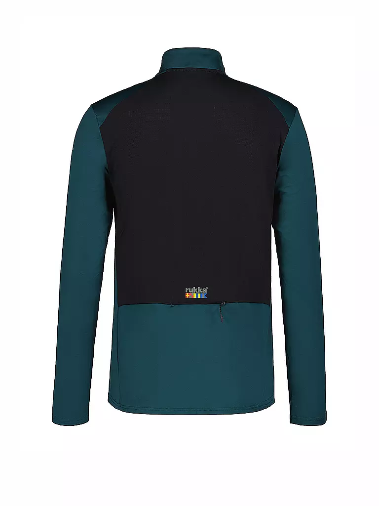 RUKKA | Herren Laufshirt Murtola | Verde oscuro