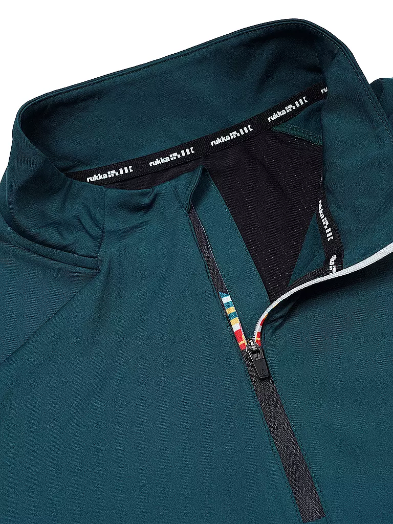 RUKKA | Herren Laufshirt Murtola | Verde oscuro
