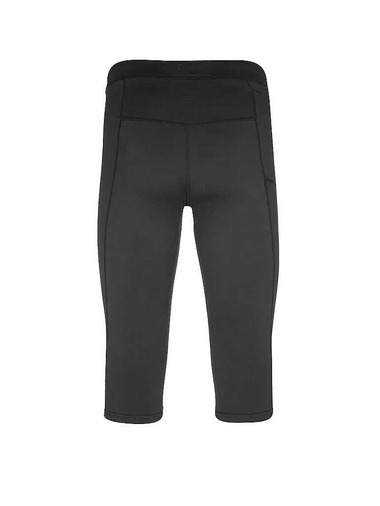 RUKKA | Mallas de running 3/4 Mosso para hombre | Negro