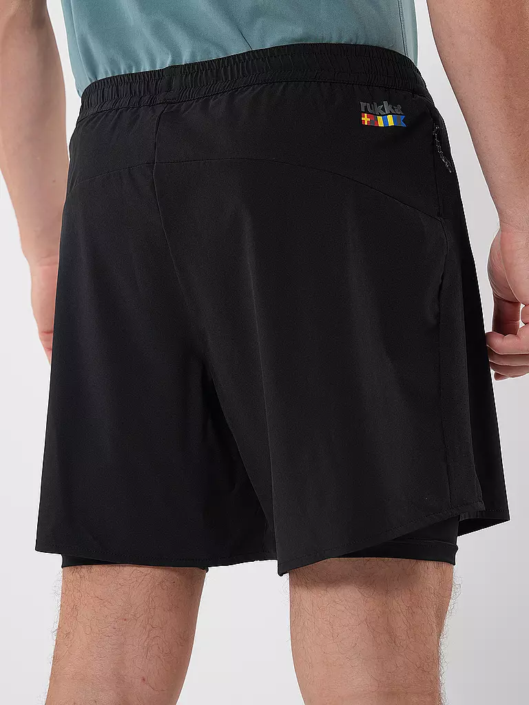 RUKKA | Pantalón corto de running 2 en 1 Maaninka para hombre |