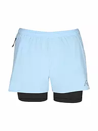 RUKKA | Damen 2in1 Laufshort Makela | Azul claro
