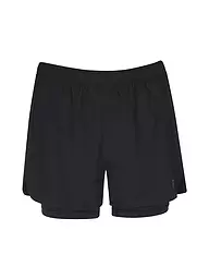 RUKKA | Pantalón corto de running 2 en 1 Makela para mujer | Negro