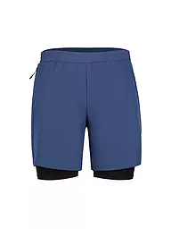 RUKKA | Pantalón corto de running para hombre Maaninka 2 en 1 | Azul oscuro