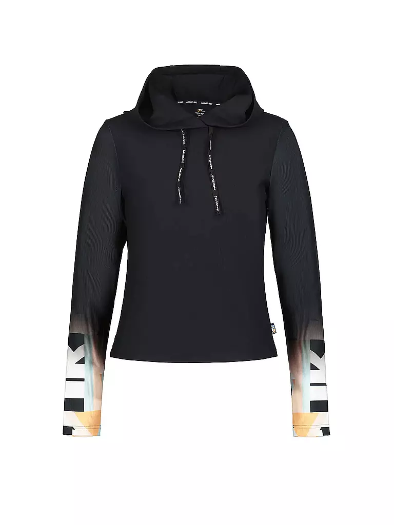 RUKKA | Sudadera con capucha para correr Ylijala para mujer | Negro