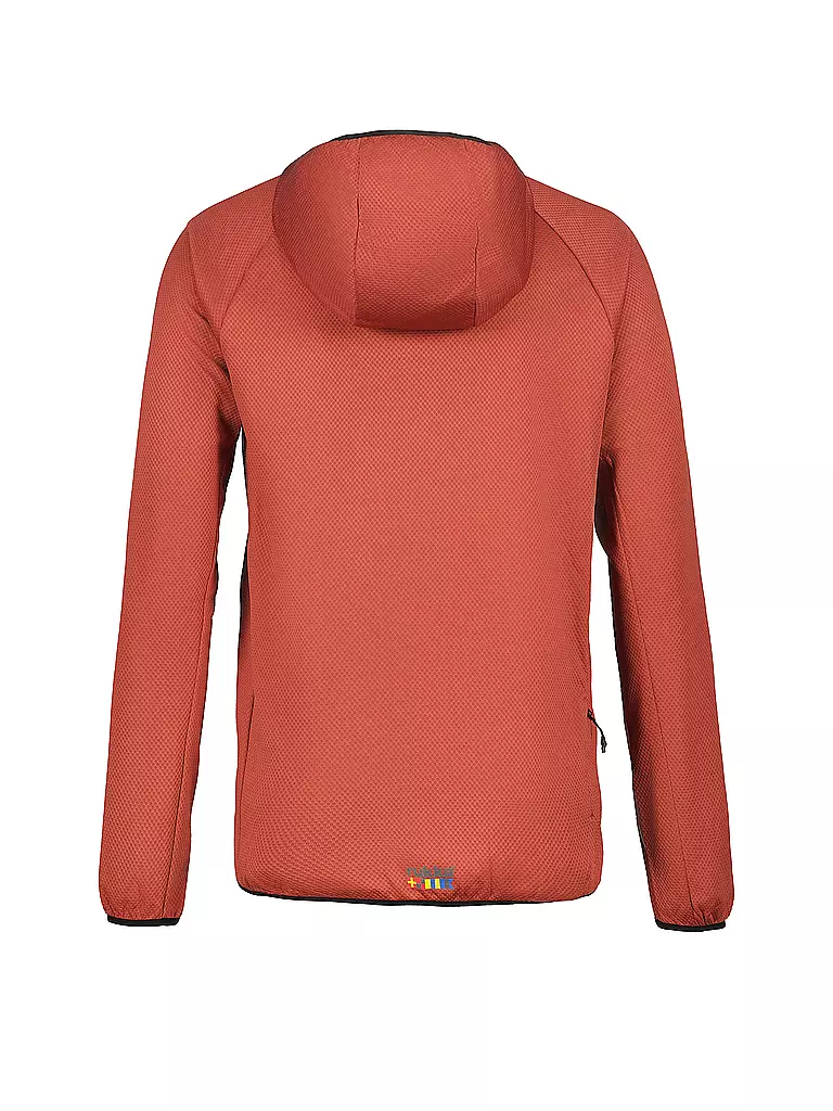 RUKKA | Sudadera con capucha y cremallera para correr Meilan para hombre | Cobre