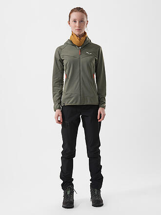 SALEWA | Chaqueta polar para mujer Puez Altavia Polarlite con capucha