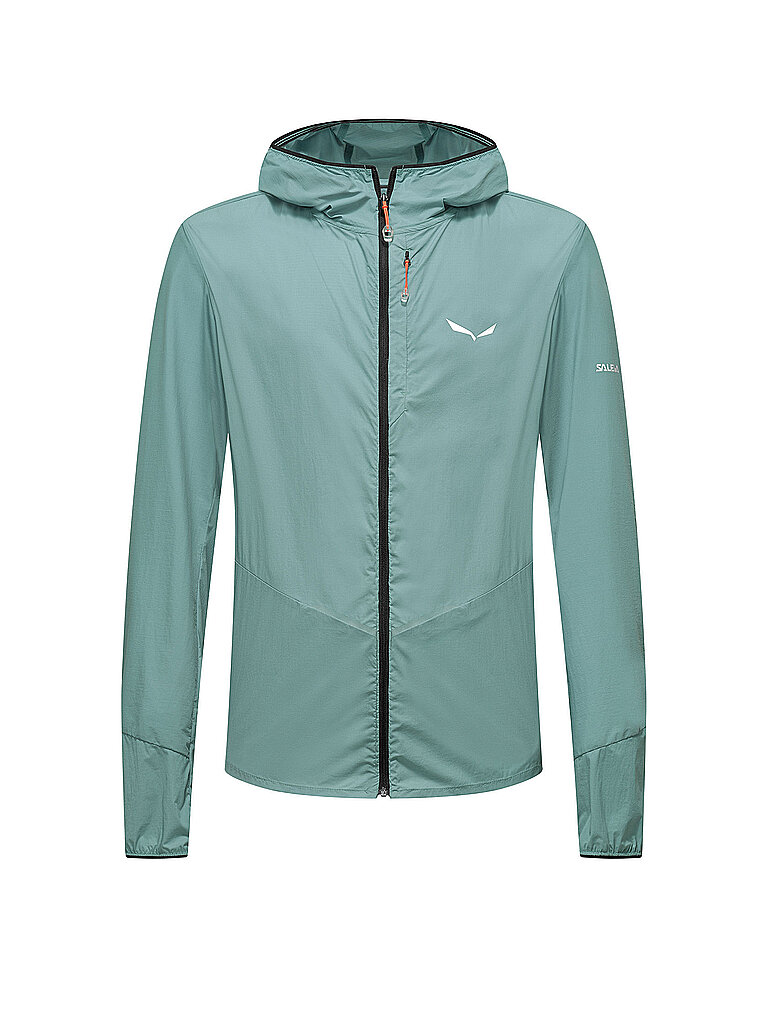 Cortavientos con capucha Pedroc Light para hombre menta S