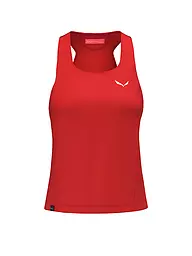 SALEWA | Camiseta de tirantes funcional Dry'Ton Hybrid para mujer | Rojo