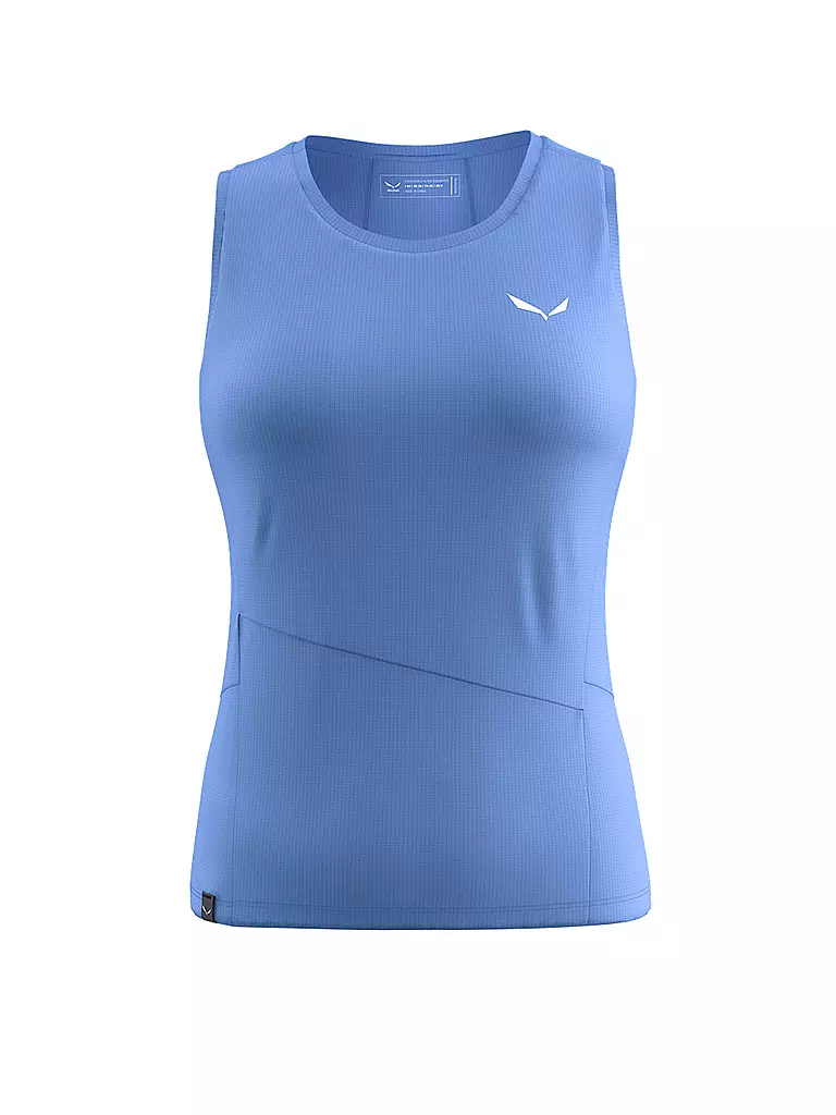 SALEWA | Camiseta de tirantes funcional para mujer Puez Sporty Dry'Ton | Azul claro