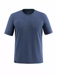 SALEWA | Camiseta funcional de hombre Eagle Eitd Merino | Azul oscuro