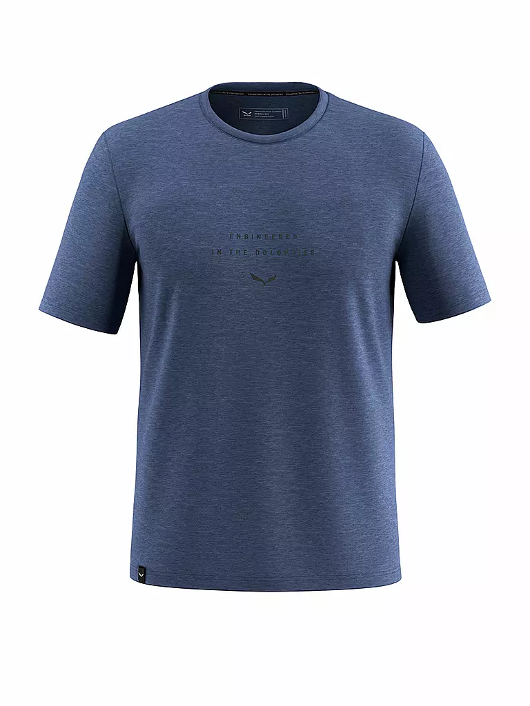 SALEWA | Camiseta funcional de hombre Eagle Eitd Merino | Azul oscuro