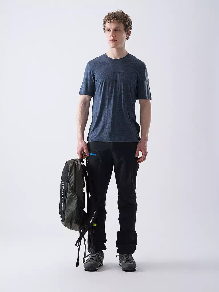 SALEWA | Camiseta funcional de hombre Eagle Eitd Merino | Azul oscuro