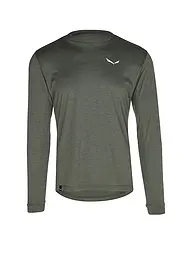 SALEWA | Camiseta funcional de hombre Puez Melange Dry'Ton | Oliva