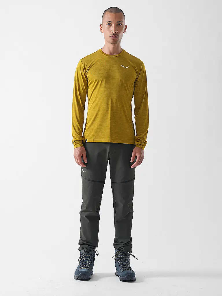 SALEWA | Camiseta funcional de hombre Puez Melange Dry'Ton | Oro