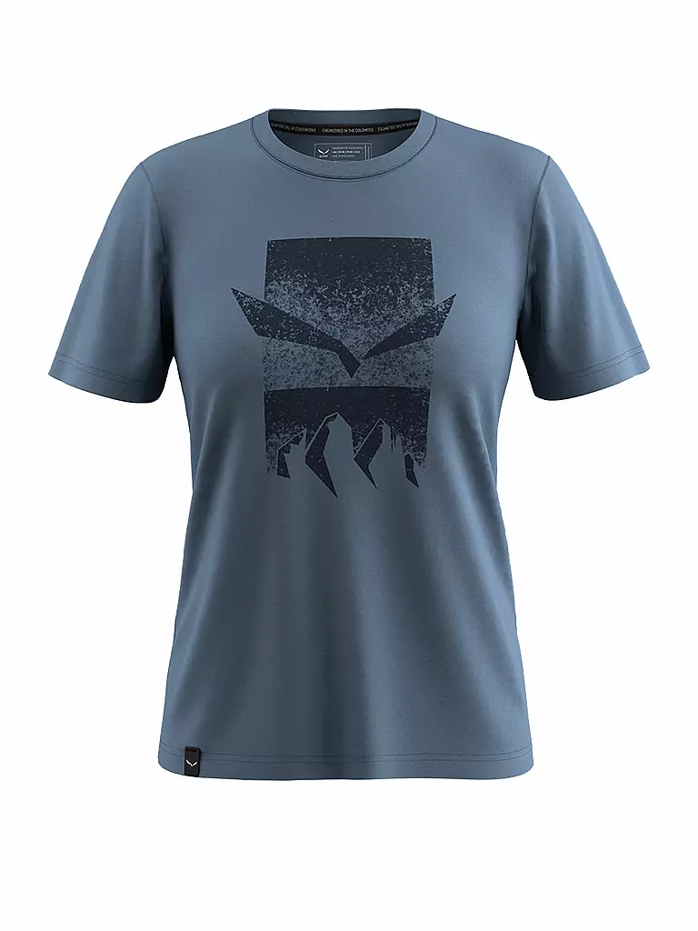 SALEWA | Camiseta funcional de mujer Eagle 3 Cime | Azul oscuro