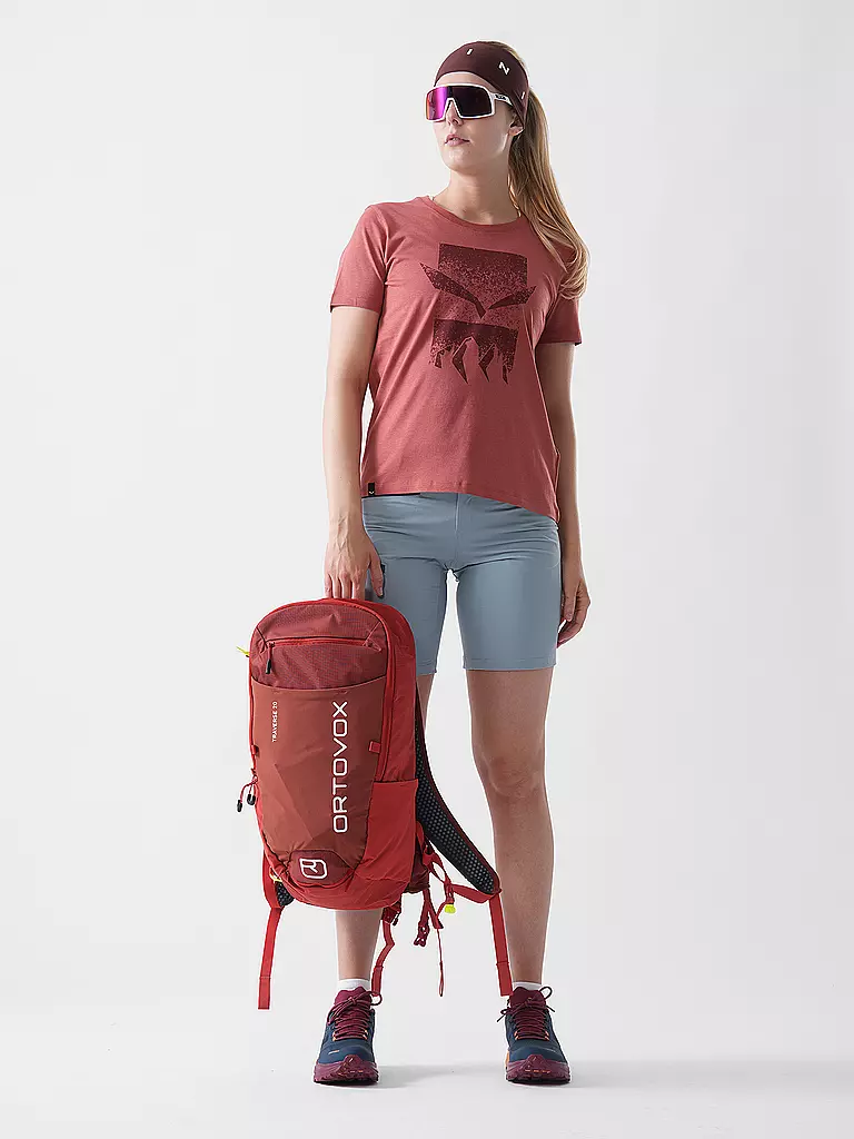 SALEWA | Camiseta funcional de mujer Eagle 3 Cime | Coral