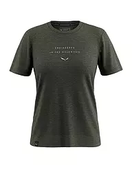 SALEWA | Camiseta funcional de mujer Eagle Eitd Merino | Oliva
