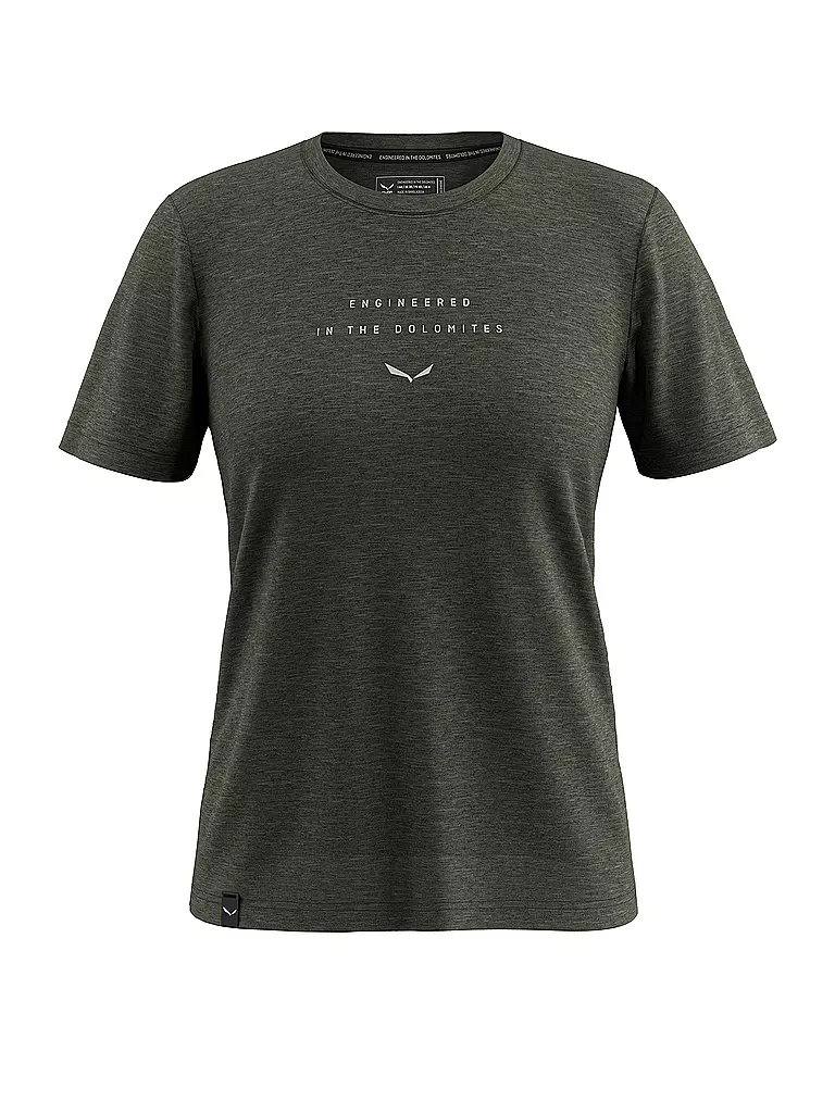 SALEWA | Camiseta funcional de mujer Eagle Eitd Merino | Oliva
