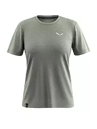 SALEWA | Camiseta funcional de mujer Eagle Minilogo Merino | Verde claro