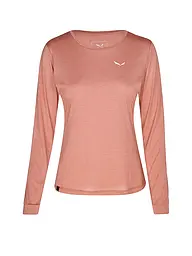 SALEWA | Camiseta funcional de mujer Puez Melange Dry'Ton | Rojo