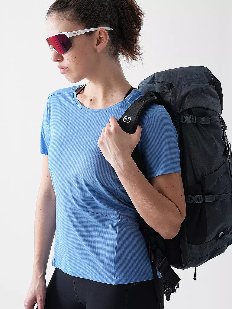 SALEWA | Camiseta funcional de mujer Puez Sporty Dry'Ton | Azul claro