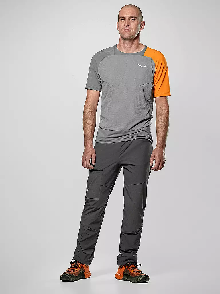 SALEWA | Camiseta funcional para hombre NXT Hybrid | Gris