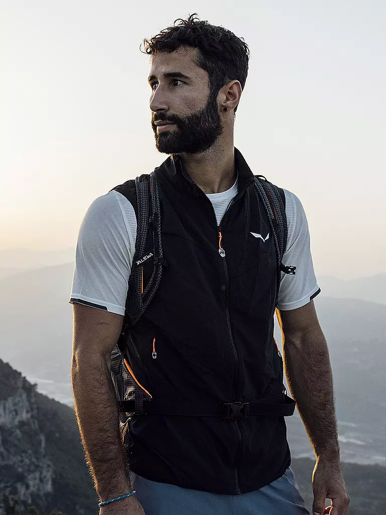 SALEWA | Chaleco outdoor para hombre Pedroc Durastretch Light con capucha |