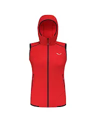 SALEWA | Chaleco outdoor para mujer Pedroc Durastretch Light con capucha | Rojo