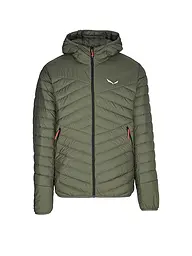 SALEWA | Chaqueta aislante con capucha de plumón RDS Brenta para hombre | Oliva