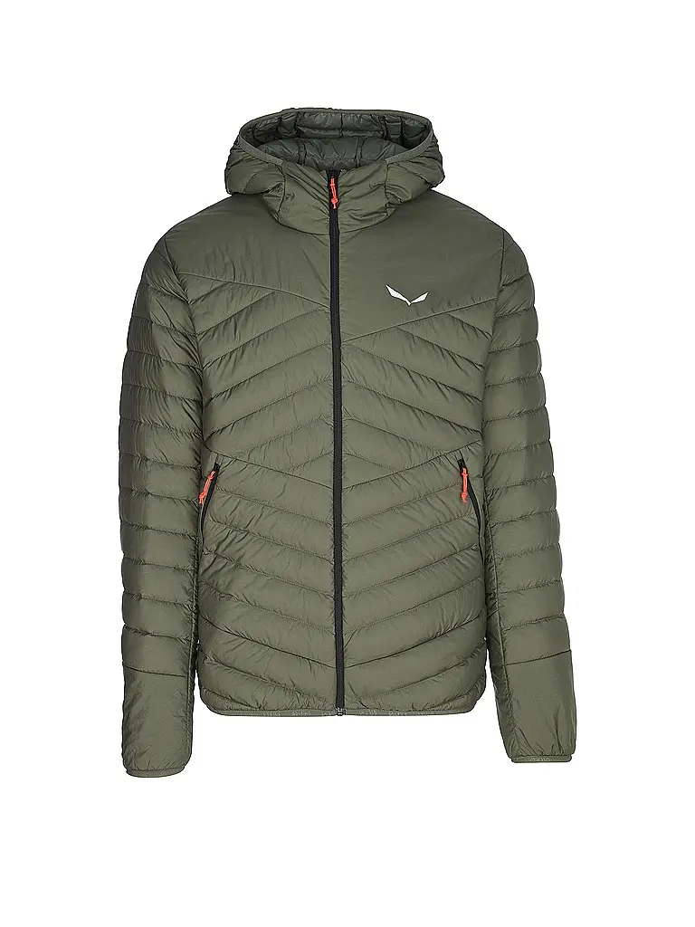 SALEWA | Chaqueta aislante con capucha de plumón RDS Brenta para hombre | Oliva