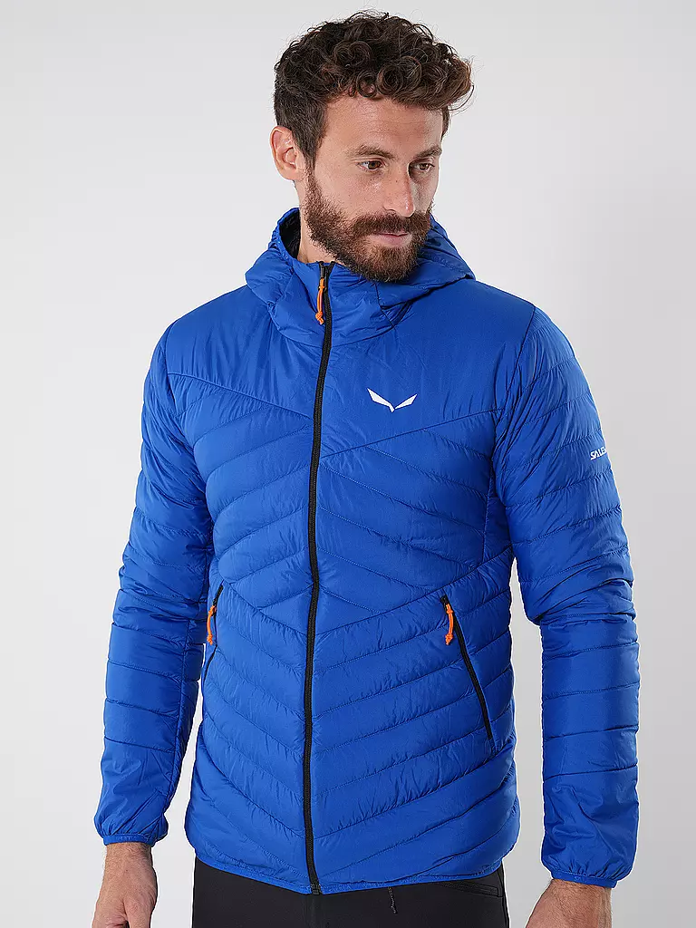 SALEWA | Chaqueta aislante con capucha de plumón RDS Brenta para hombre | Azul