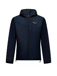 SALEWA | Chaqueta aislante para hombre Puez Catinaccio 2 TWR con capucha | Azul oscuro