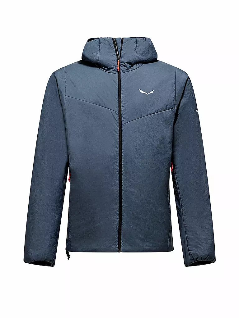 SALEWA | Chaqueta aislante para hombre Puez Catinaccio 2 TWR con capucha | Azul claro