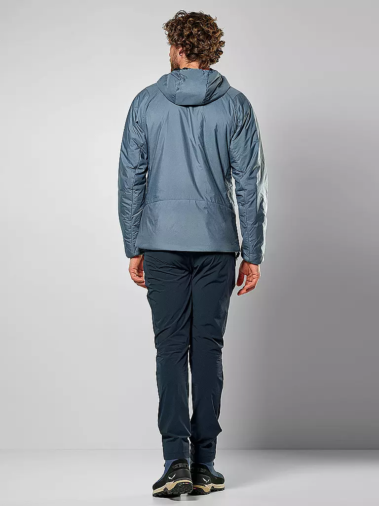 SALEWA | Chaqueta aislante para hombre Puez Catinaccio 2 TWR con capucha | Azul claro
